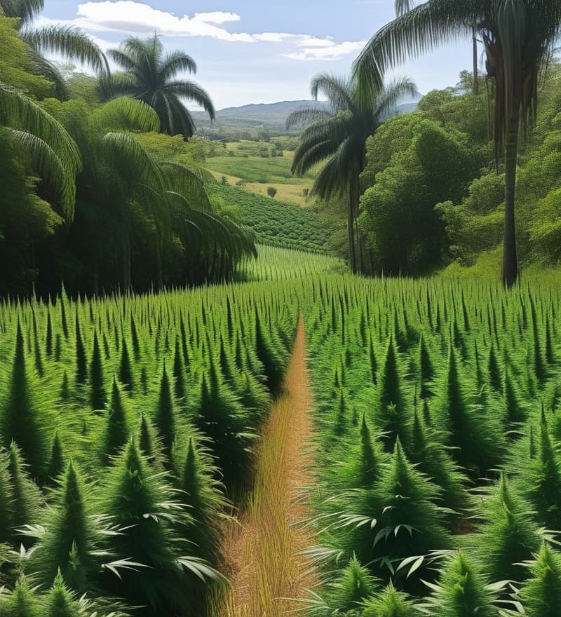Weed.land — Cannabis Brands concept image